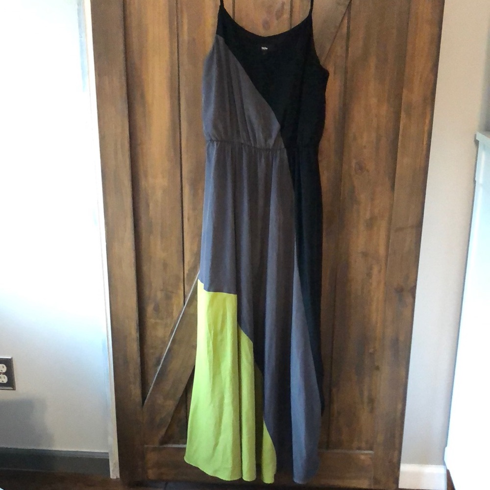 Mossimo Color Blocked Maxi Dress Size Medium